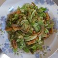 usshiさん's cooksnap of when they made カリカリ油揚げとキャベツの香ばし炒め.