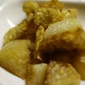 maruru-nn's cooksnap of when they made 大根と油あげの焼き肉のたれでからめ焼き.