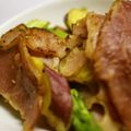 maruru-nn's cooksnap of when they made さつま芋アスパラベーコンのレモン醤油炒め.