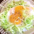 ステルトミチル's cooksnap of when they made 目玉焼き with キャベツ.