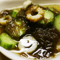 maruru-nn's cooksnap of when they made きゅうりトマトちくわのもずく酢和え☆.