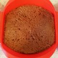 シナモシナモ's cooksnap of when they made ルクエ♪ＨＭ使用しっとりチョコ蒸しケーキ.