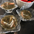 kookuro's cooksnap of when they made とんぶりともずくとかにかまぼこの小鉢.