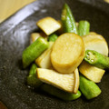 maruru-nn's cooksnap of when they made オクラとエリンギの塩炒め.