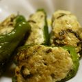maruru-nn's cooksnap of when they made 豆腐・鶏ひき肉のつくね＆ピーマン詰め.