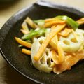 maruru-nn's cooksnap of when they made 絹さや 蓮根 人参のシャキシャキサラダ.