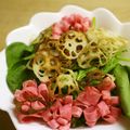 maruru-nn's cooksnap of when they made サラダほうれん草とれんこんのサラダ.