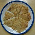 ぽへみ's cooksnap of when they made かりかりジャガイモ　チーズチヂミ.