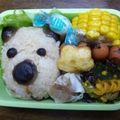 kaoriss's cooksnap of when they made ☆幼稚園のお弁当（キャラ弁）☆.