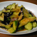 micchimori's cooksnap of when they made きゅうりとナス、みょうがの漬物.