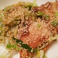 雪乃麻子's cooksnap of when they made 衣が美味しい！カジキのサイコロステーキ風.