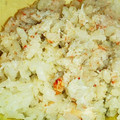 そら豆がいっぱい's cooksnap of when they made カニ缶の簡単炊き込み御飯.