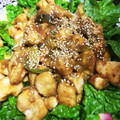 sawax2's cooksnap of when they made 手羽先風! 鶏むね肉のスパイシー甘辛だれ.