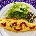 ふたごゆき's cooksnap of when they made ほうれん草のバター炒めinチーズオムレツ.
