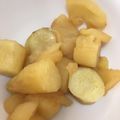 lilium☆'s cooksnap of when they made 炊飯器で簡単！さつまいものリンゴ煮.