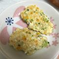 よっぴぃO3's cooksnap of when they made 離乳食後期手づかみ食★豆腐と野菜のおやき.