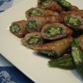 morvan's cooksnap of when they made おかず！豚肉まきまきオクラ♪.