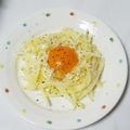 ごにょ's cooksnap of when they made 青パパイヤのカルボナーラ.