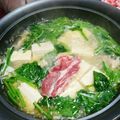 プレミアムドリーム's cooksnap of when they made にんにくスープ・だしの簡単しゃぶしゃぶ鍋.