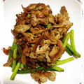 Kanaslunch's cooksnap of when they made 簡単☆豚肉とにんにくの芽のオイマヨ炒め.