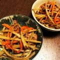 チビダビ's cooksnap of when they made きんぴらごぼう.