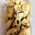moguy's cooksnap of when they made レンコンの胡麻和えお弁当編.