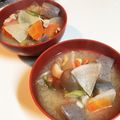 カクタスぽぷら's cooksnap of when they made 基本の豚汁☆.