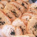 まいうぅ's cooksnap of when they made 黒ごまと粉チーズの甘くないラスク♪.