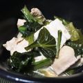 nya314's cooksnap of when they made 小松菜肉豆腐.