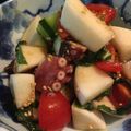 料理samurai's cooksnap of when they made 冷やし中華のタレでタコサラダ.