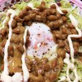 itsuk's cooksnap of when they made レンジで簡単巣ごもり卵～納豆のせ！.