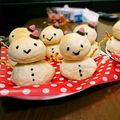 87はるか☆'s cooksnap of when they made ゆきだるまちゃん。.
