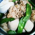 Jyohana's cooksnap of when they made 里芋の鶏そぼろあん.