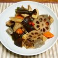 よっⓒ犬's cooksnap of when they made 噛むご飯。【高野豆腐と根菜の煮物】.