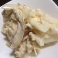 cococo0604's cooksnap of when they made カブと鶏胸肉のゴマたっぷりマヨサラダ〜★.