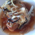 yutaly's cooksnap of when they made 厚揚げと塩昆布と玉ねぎ簡単チン！.