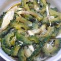 akilala's cooksnap of when they made ゴーヤと茗荷の常備菜.