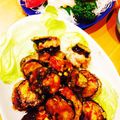 黒柴パラダイス's cooksnap of when they made 中華風ナスのひき肉はさみ揚げ.