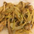 jun_haj's cooksnap of when they made 鶏肉せせりと玉ねぎのマヨポン酢炒め.