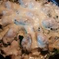 たくともこうき's cooksnap of when they made 牡蠣とほうれん草のチーズ焼き.