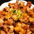 はる山歩's cooksnap of when they made カマンベールと鶏じゃがのテリヤキ炒め☆.