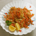 ☆Rokko☆'s cooksnap of when they made 絶品☆人参とさきいかのかき揚げ.