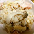 リン・ミンメイ's cooksnap of when they made 秋鮭ときのこの炊き込みご飯☆.