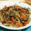 アメショのリョウちん's cooksnap of when they made 妊婦にも優しい☆ごぼうとひじきの炒め煮.