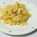 ごにょ's cooksnap of when they made ツナ缶で！青パパイヤしりしり♪.