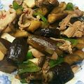 美紅夜's cooksnap of when they made 豚肉とナスとピーマンのピリ辛炒め.