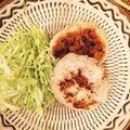 azsymmt's cooksnap of when they made 蓮根入り つくね照焼きハンバーグ.