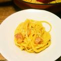 辛辛七味唐辛子's cooksnap of when they made 生クリーム・牛乳なし簡単本格カルボナーラ.