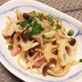 まめ39's cooksnap of when they made ★もやしと蓮根の温サラダ★.