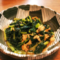 梨にゃんこ's cooksnap of when they made 大根の葉と、油揚げの煮浸し.